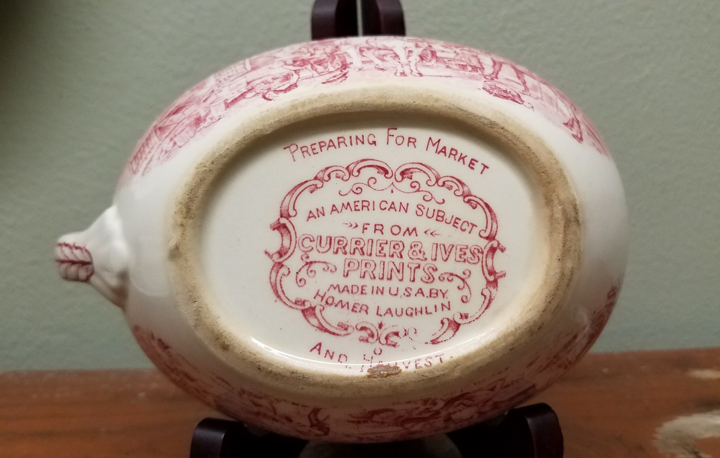 Homer laughlin gravy boat sale
